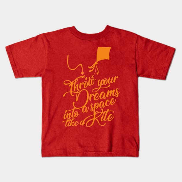 Kite Kids T-Shirt by yansek